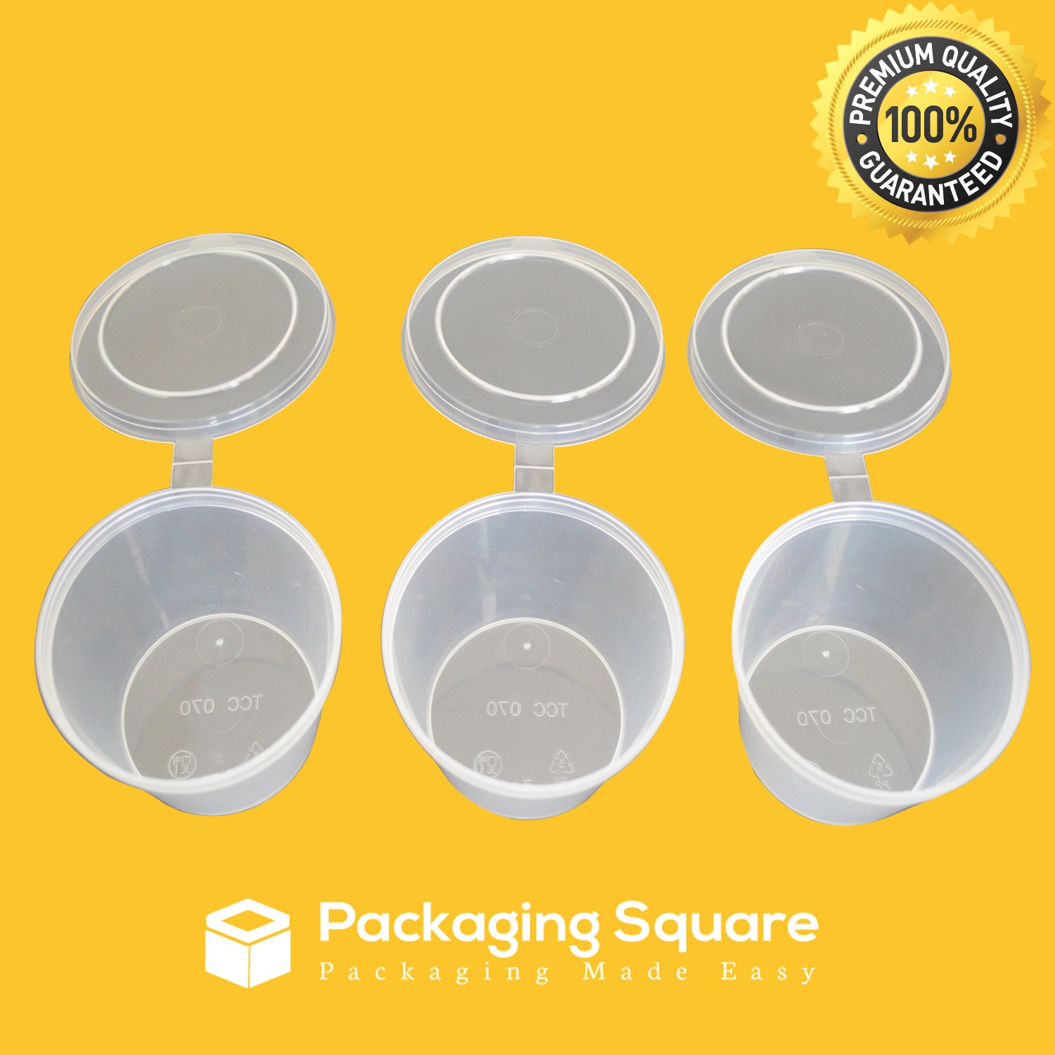 Takeaway Food Containers Packaging Square