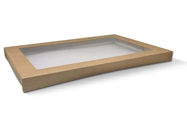 LID FOR MEDIUM PLUS BROWN CATERING TRAY (50pcs)