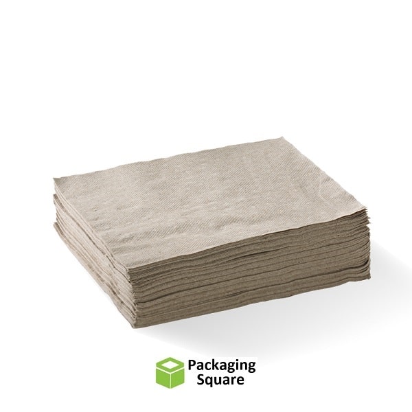 1 PLY LUNCHEON QTR FOLD NAPKINS NATURAL