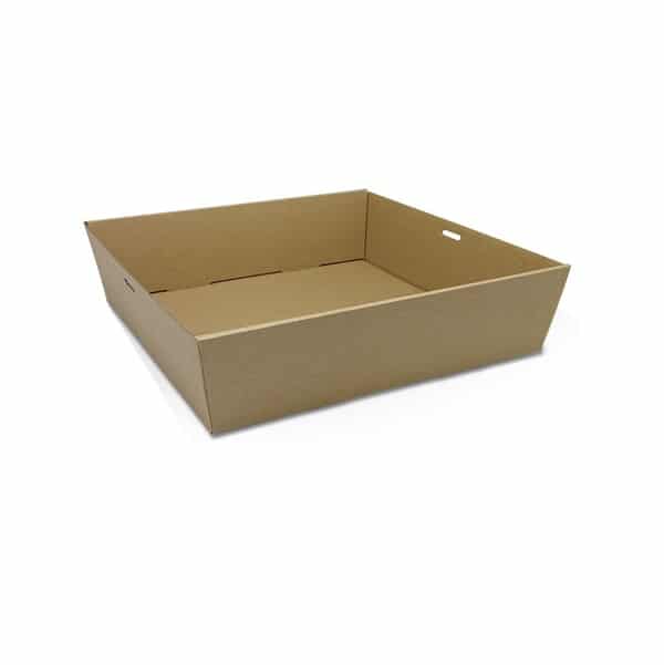 SQUARE CATERING TRAY LARGE 280X280X80mm (100pcs)