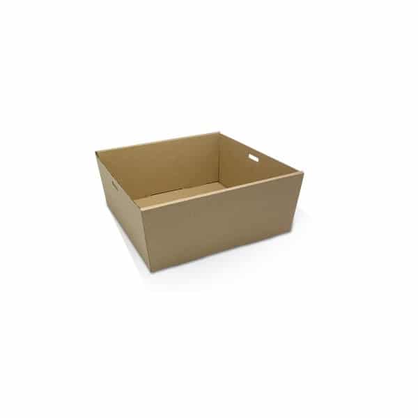 SQUARE CATERING TRAY SMALL 180X180X80mm (100pcs)