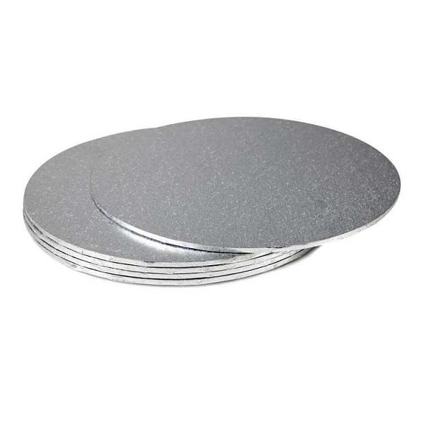 12″ ROUND SILVER CAKE BOARDS 50pcs