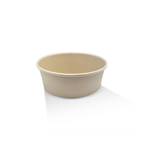 BAMBOO PAPER SALAD BOWL PE 16OZ 300PCS