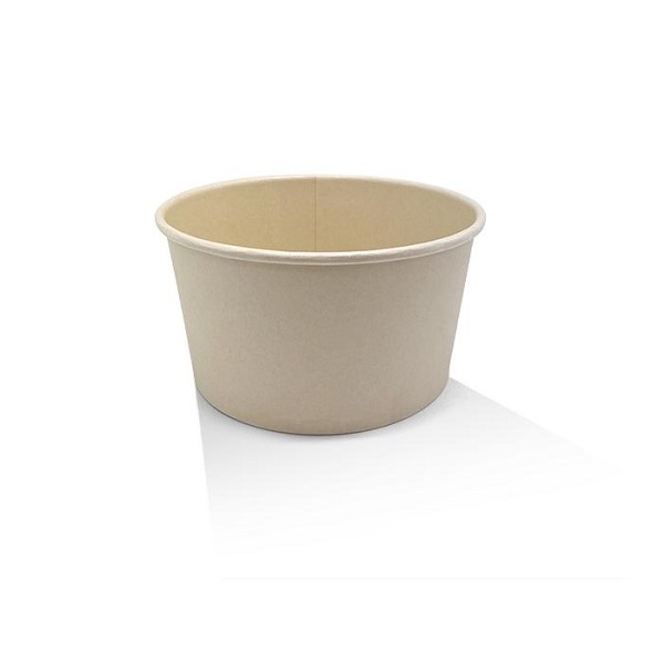 BAMBOO PAPER SALAD BOWL PE 32OZ 300PCS