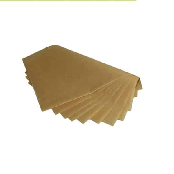 GREASEPROOF PAPER WRAP BROWN 1/2 CUT 40x33cm- 800 Sheets