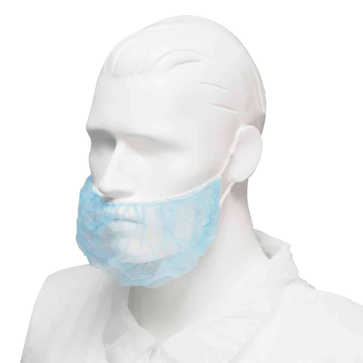 BEARD COVER BLUE NON WOVEN – DOUBLE LOOP