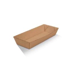 HOT DOG TRAYS CORRUGATED BIO BOARD 600pcs
